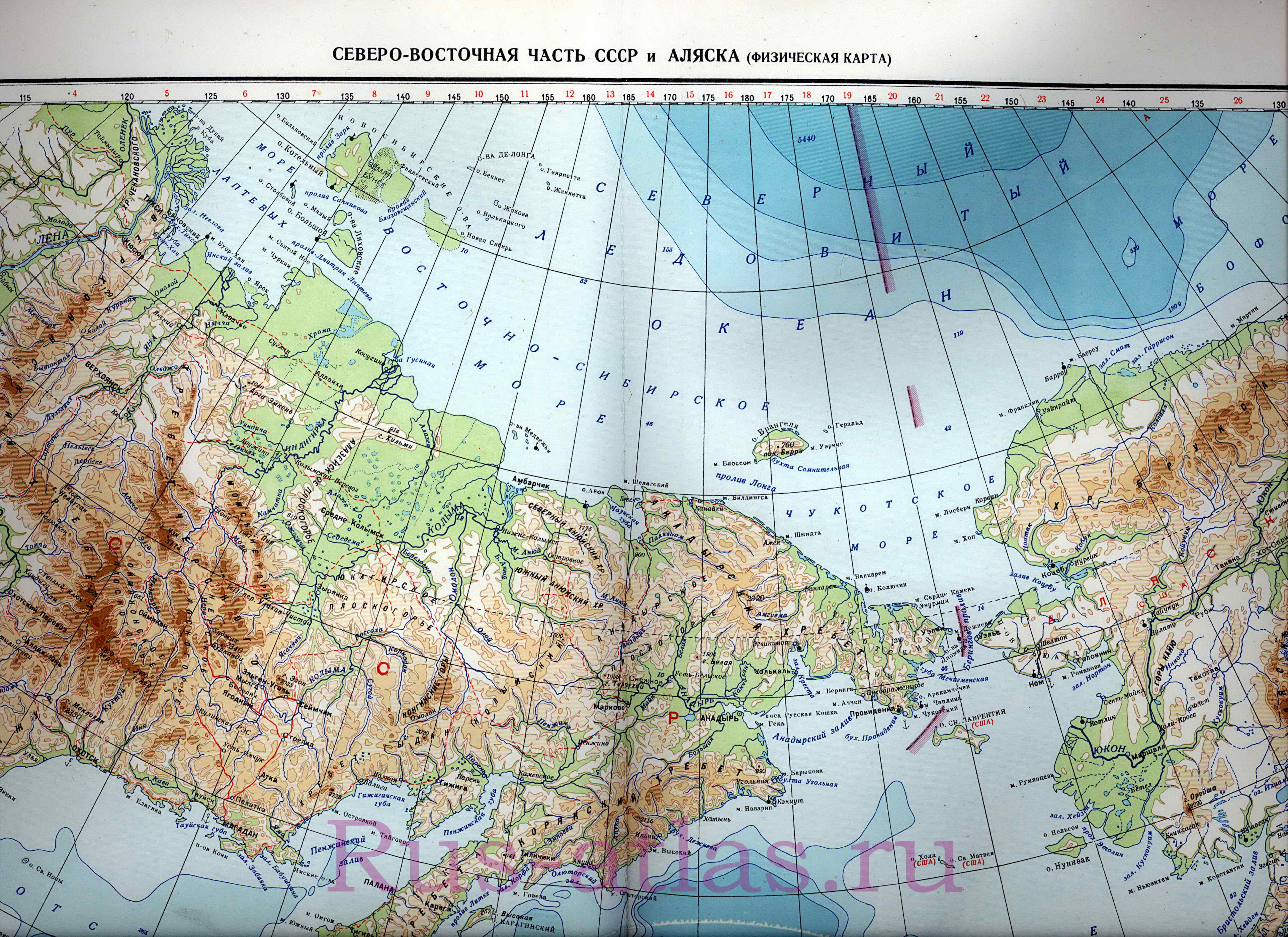 Аляска на карте России